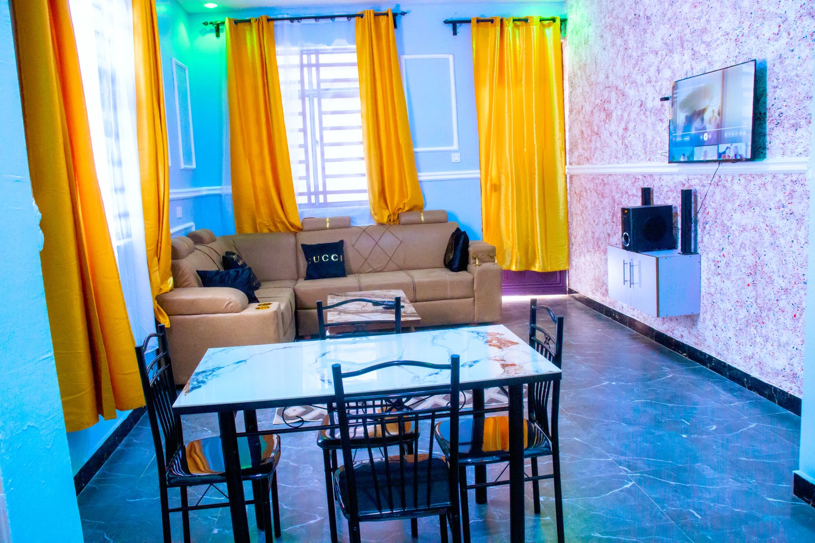 Seria Apartments stylish living room